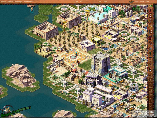 Город в игре Pharaoh
