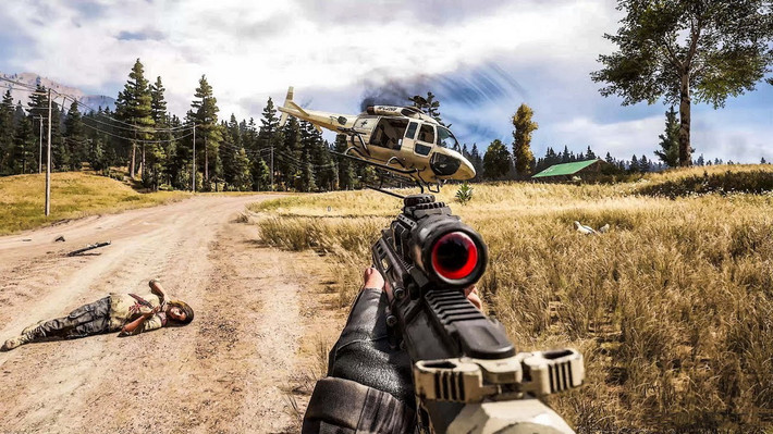 Вертолёт в Far Cry 5