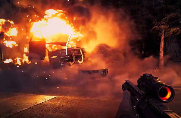 Взрыв ящиков с золотом в Far Cry 5