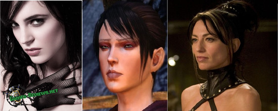 Сходства персонажей серии игр Dragon Age и актёров