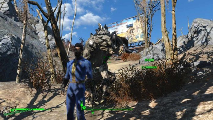 В Fallout 4 можно заполучить в компаньоны Когтя Смерти