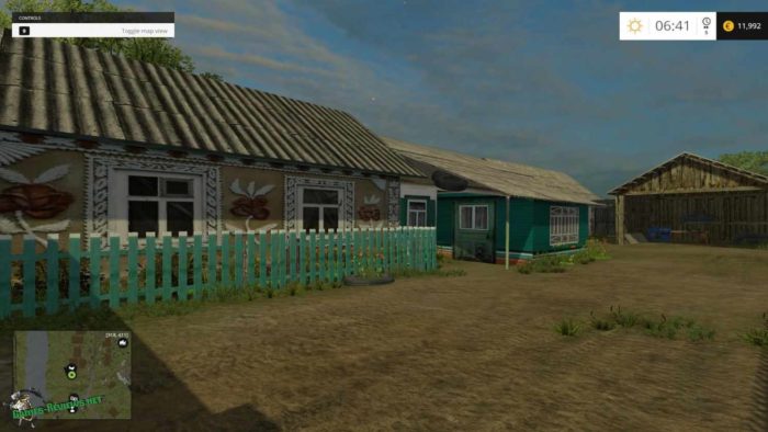 Карта Село Курай для Farming Simulator 2015