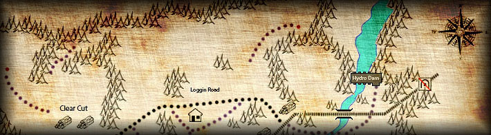 Карта всех локаций The Long Dark